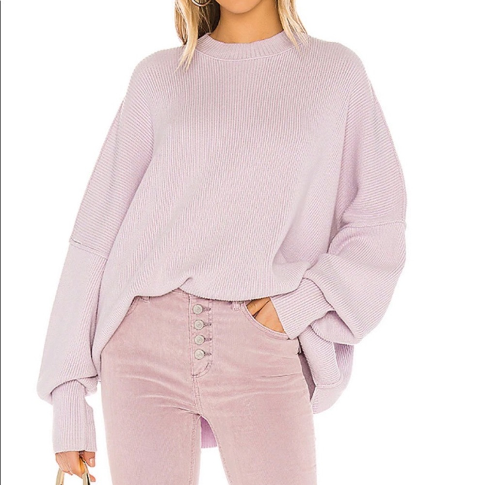 Lavender Free People Sweater - Picture 3 of 7